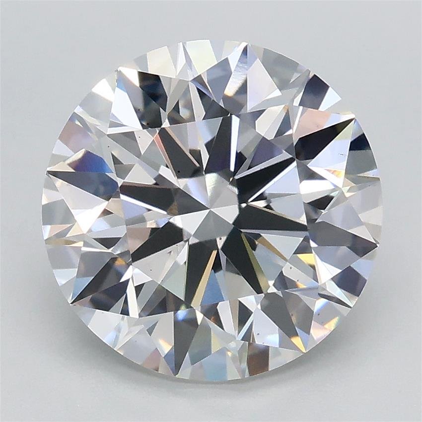 3.05ct F VS1 Rare Carat Ideal Cut Round Lab Grown Diamond