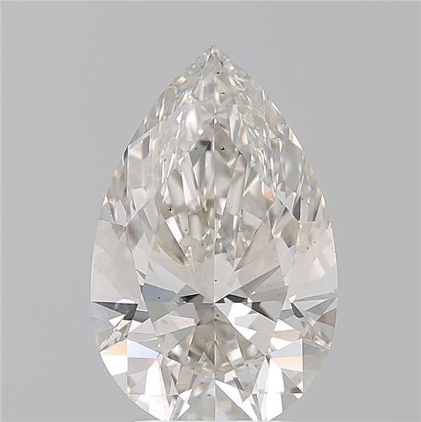 3.07ct H VS2 Rare Carat Ideal Cut Pear Lab Grown Diamond