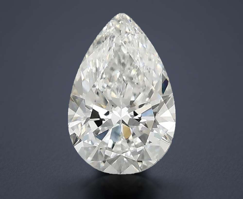 1.00 Carat Pear Lab Diamond