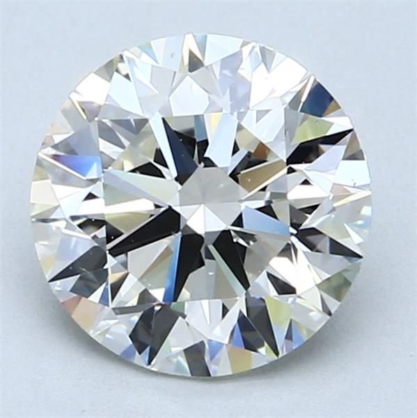 2.51ct I VS2 Rare Carat Ideal Cut Round Diamond