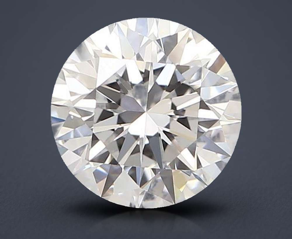 0.59 Carat Round Natural Diamond