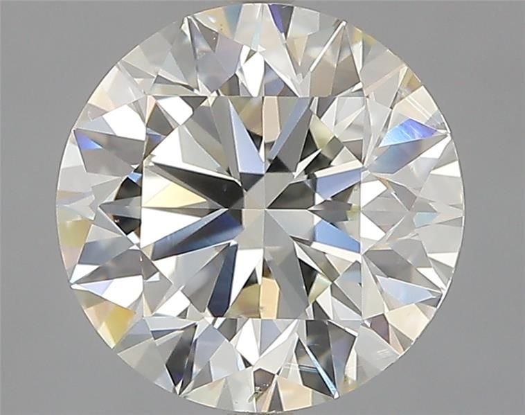 2.52ct K VS2 Rare Carat Ideal Cut Round Diamond