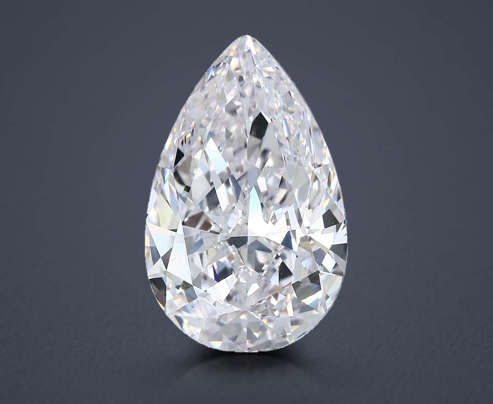 10.03 Carat Pear Natural Diamond