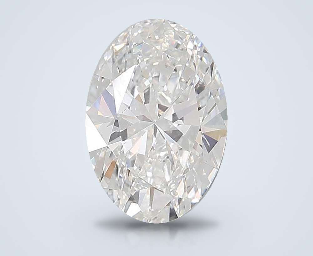 6.53 Carat Oval Lab Diamond