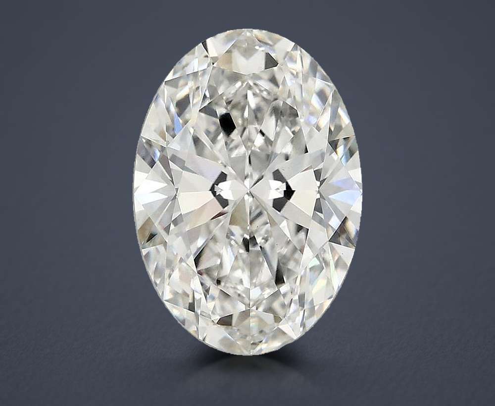 3.91 Carat Oval Lab Diamond