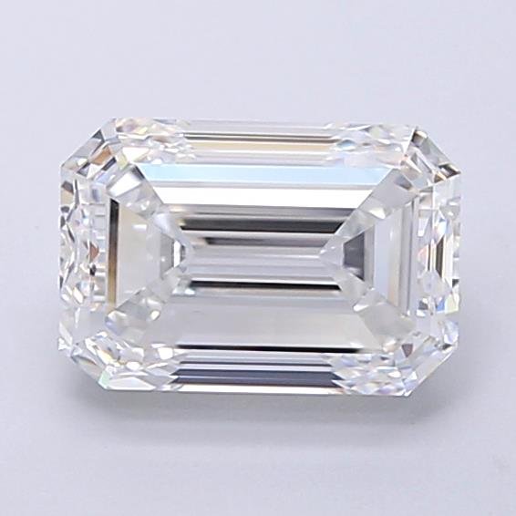 1.91ct E VVS2 Very Good Cut Emerald Lab Grown Diamond