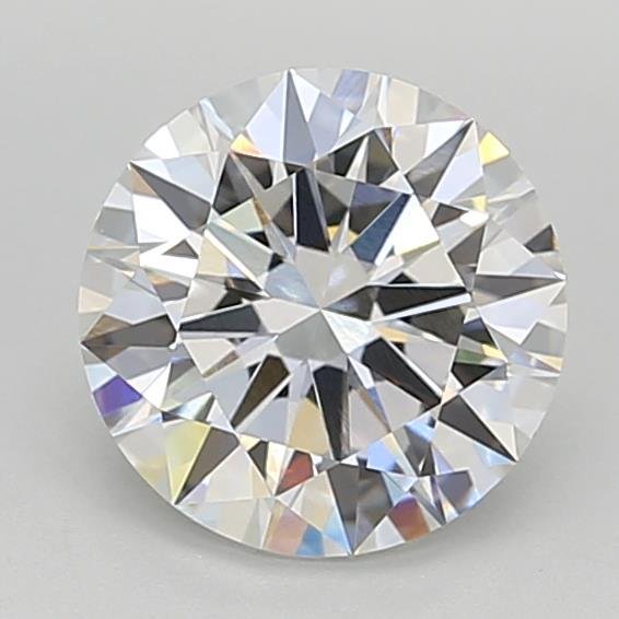 2.17ct F VVS2 Excellent Cut Round Lab Grown Diamond