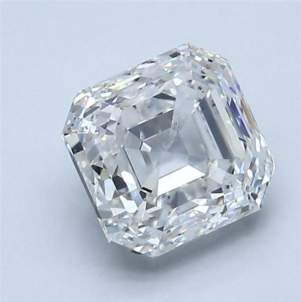 2.01ct I SI1 Very Good Cut Asscher Diamond