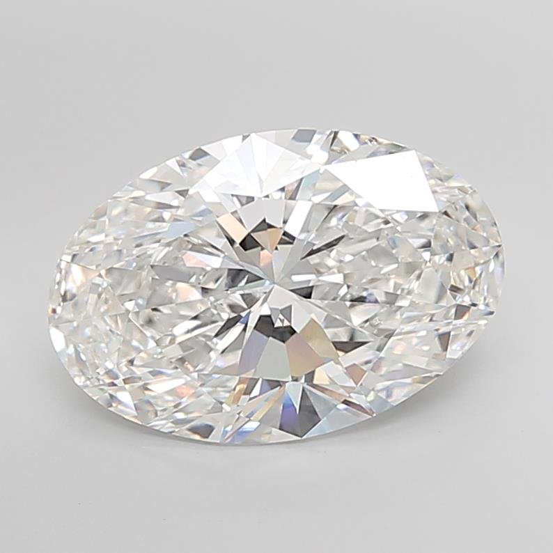 10.06ct F VVS2 Rare Carat Ideal Cut Oval Lab Grown Diamond