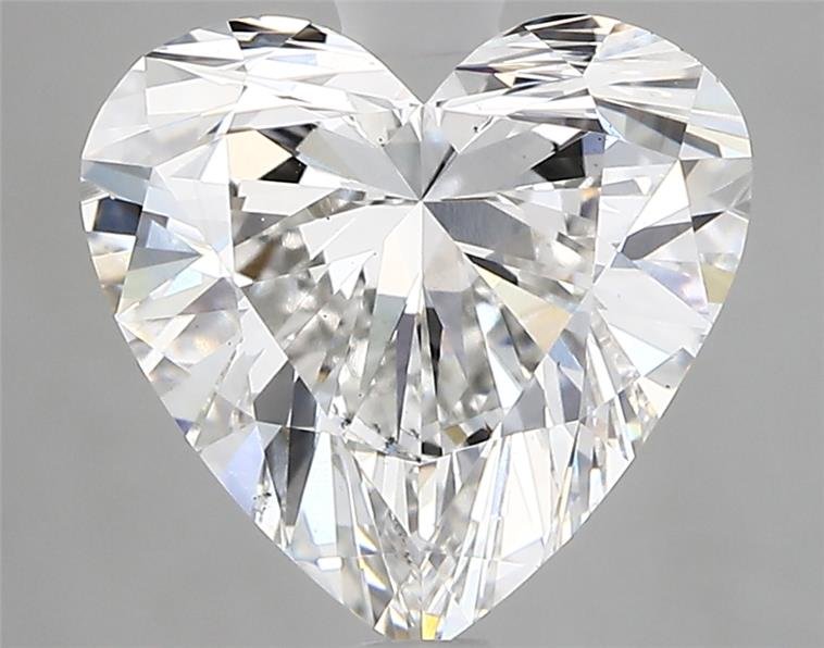 3.38ct F VS2 Rare Carat Ideal Cut Heart Lab Grown Diamond