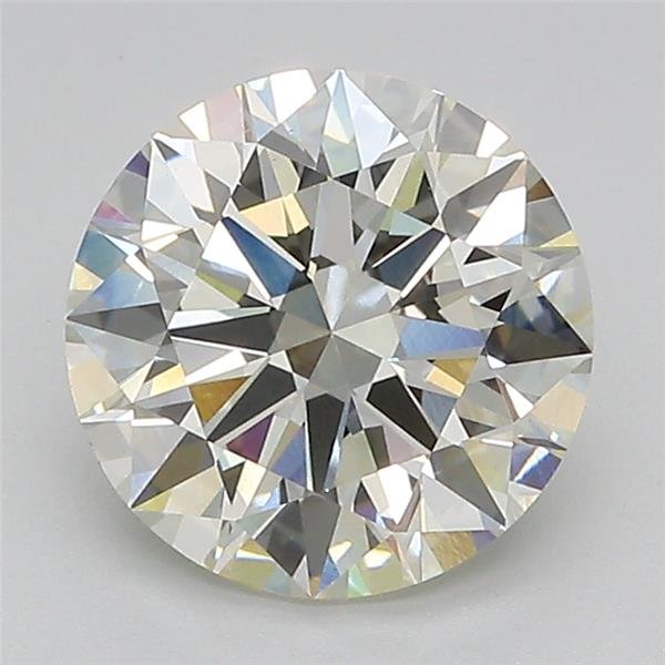 2.39ct J VS1 Rare Carat Ideal Cut Round Lab Grown Diamond