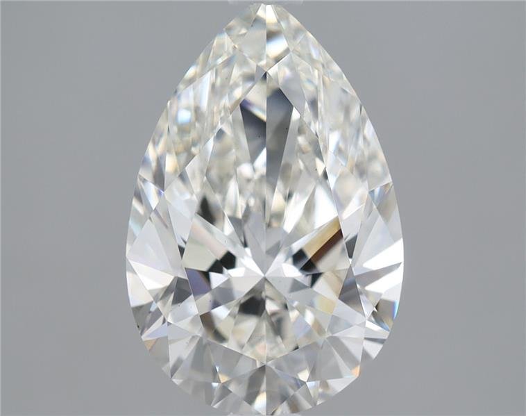 2.07ct H VS1 Rare Carat Ideal Cut Pear Lab Grown Diamond