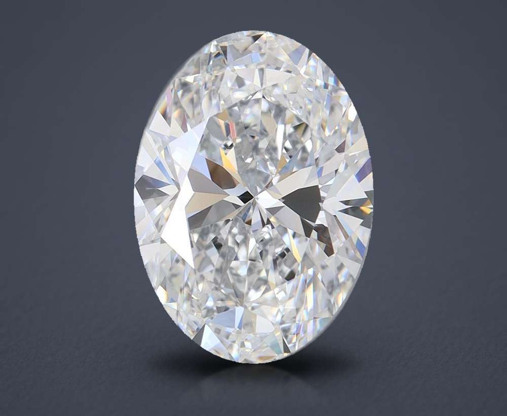 3.86 Carat Oval Lab Diamond