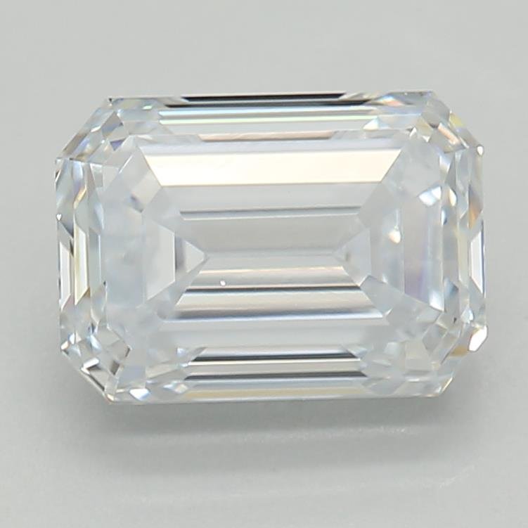 1.05ct F VVS2 Very Good Cut Emerald Lab Grown Diamond