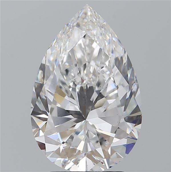 3.00 Carat Pear Lab Diamond