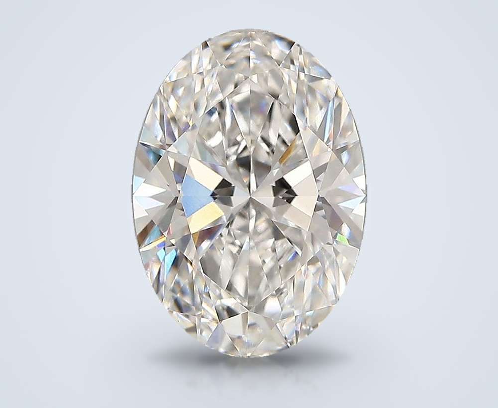 3.92 Carat Oval Lab Diamond