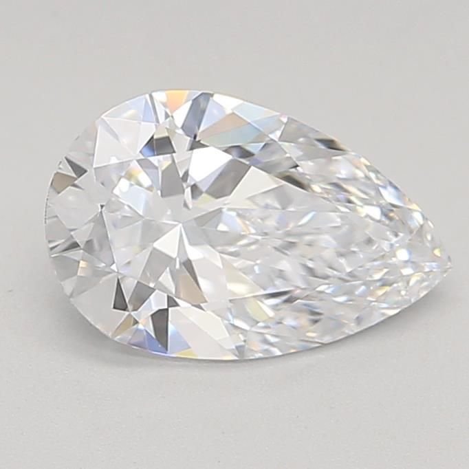 0.74ct E IF Rare Carat Ideal Cut Pear Lab Grown Diamond