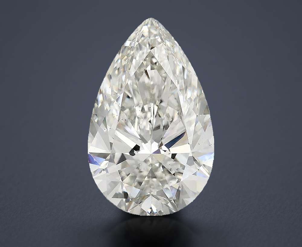6.05 Carat Pear Lab Diamond