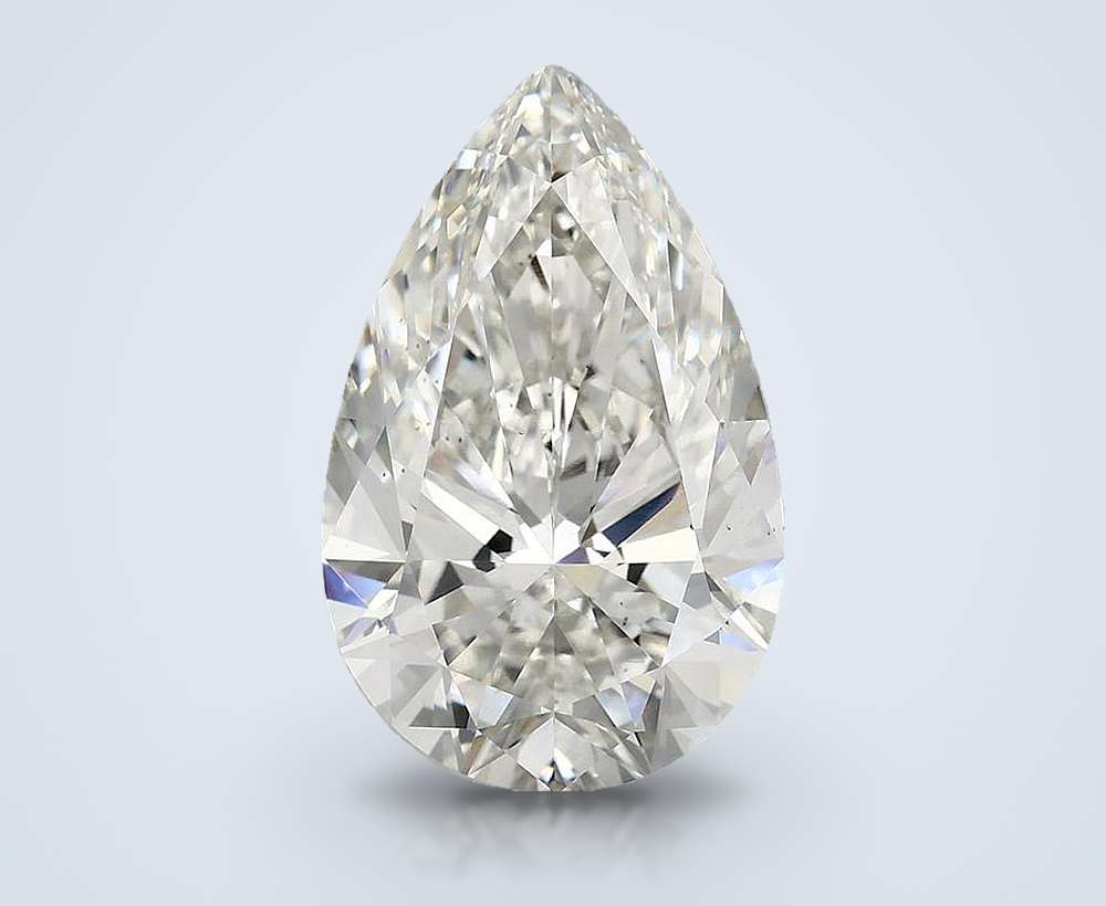 6.05 Carat Pear Lab Diamond