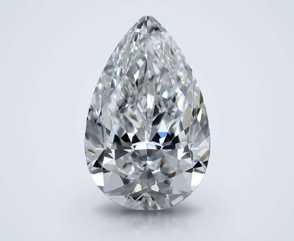 1.00 Carat Pear Natural Diamond