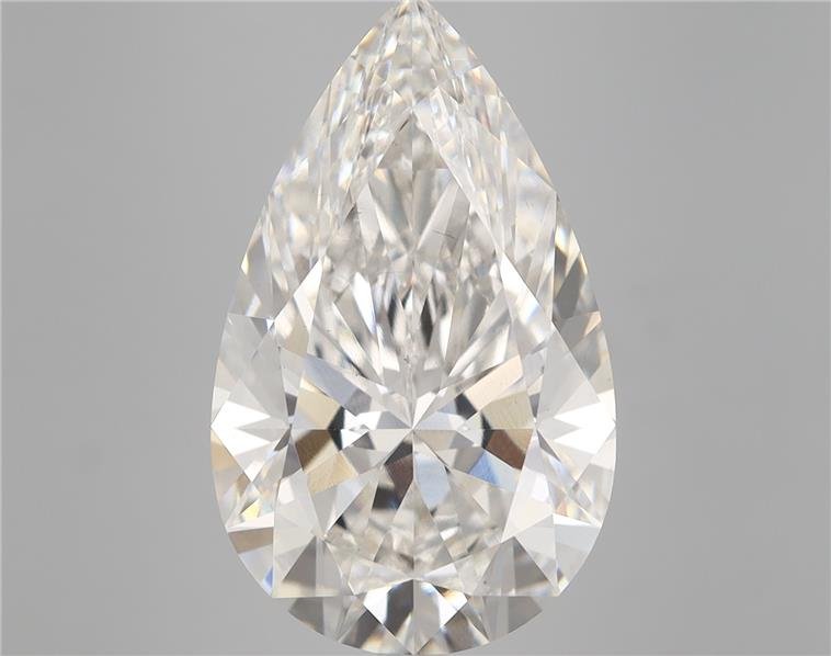 7.18ct G VS1 Rare Carat Ideal Cut Pear Lab Grown Diamond