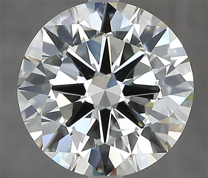 2.70ct K SI1 Rare Carat Ideal Cut Round Diamond