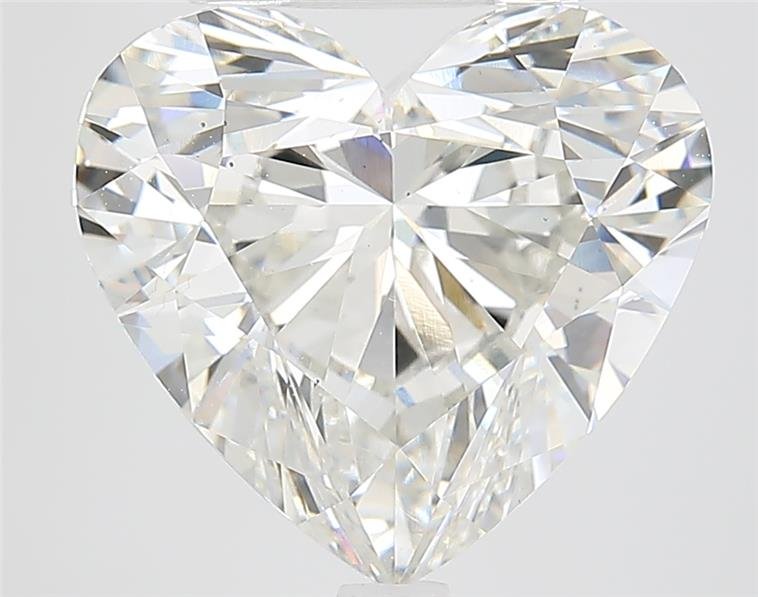 5.52ct F VS1 Rare Carat Ideal Cut Heart Lab Grown Diamond