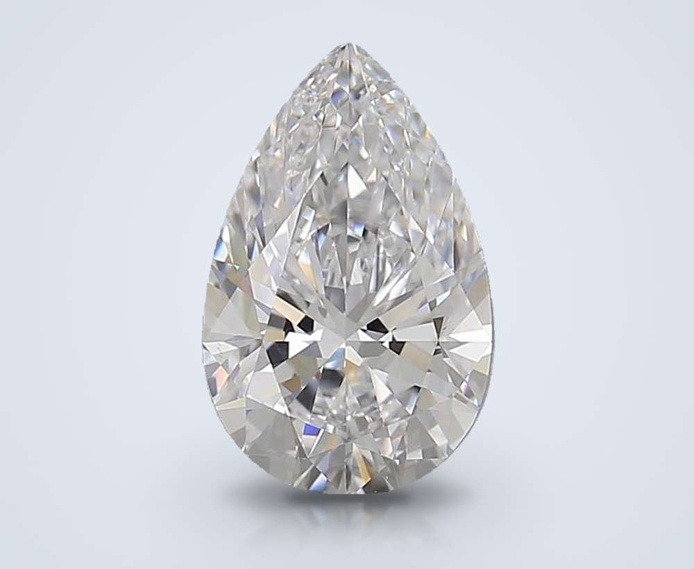 2.00 Carat Pear Lab Diamond