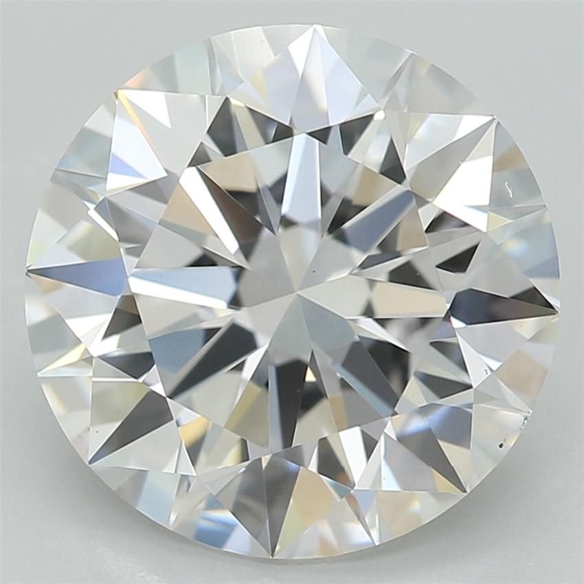 2.76ct D VS1 Rare Carat Ideal Cut Round Lab Grown Diamond