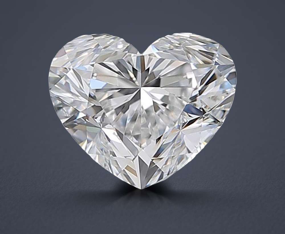 0.90 Carat Heart Natural Diamond