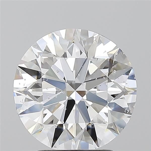 2.70ct D SI2 Rare Carat Ideal Cut Round Diamond