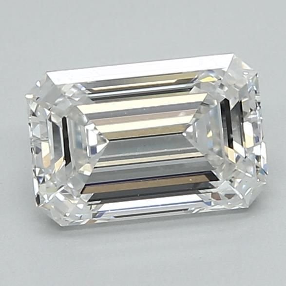 1.40ct E VVS2 Excellent Cut Emerald Lab Grown Diamond