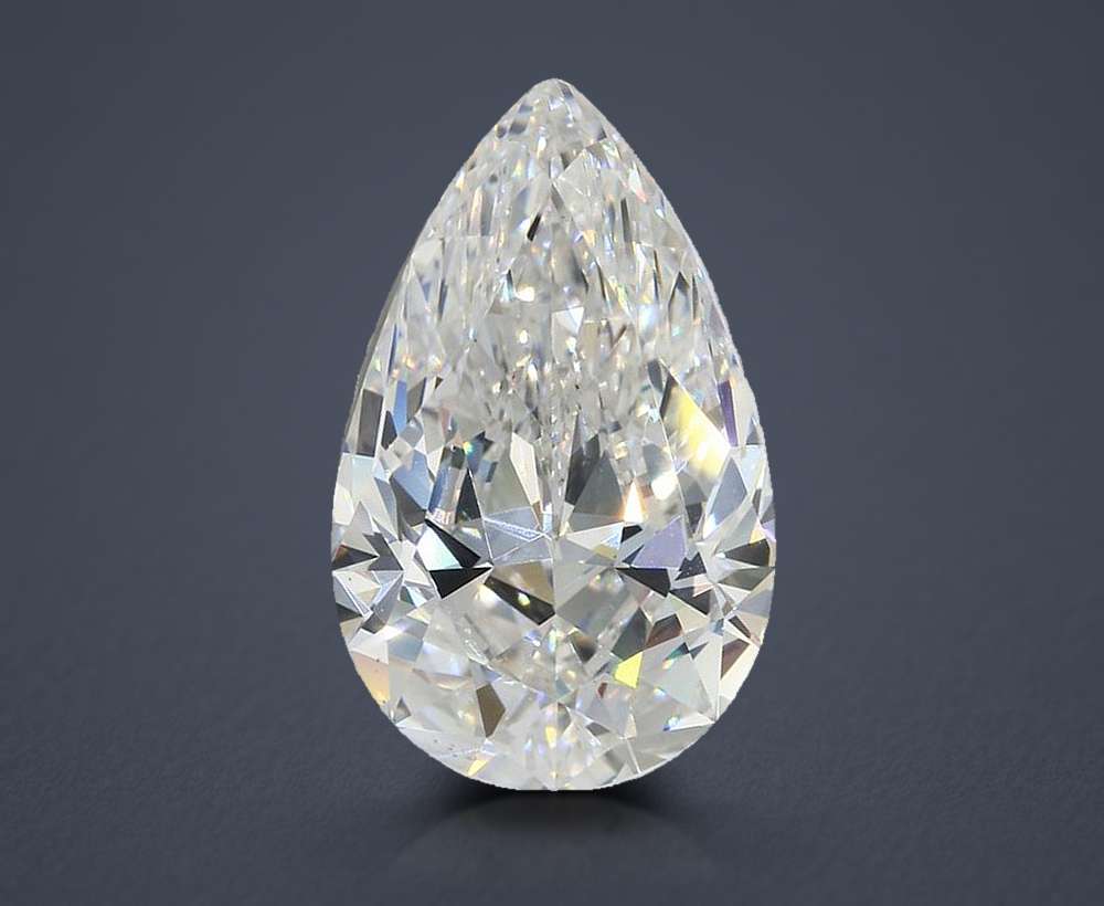 8.88 Carat Pear Natural Diamond