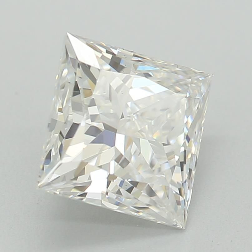 1.07ct D VS1 Rare Carat Ideal Cut Princess Lab Grown Diamond
