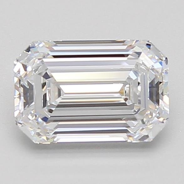 1.27ct D VVS2 Rare Carat Ideal Cut Emerald Lab Grown Diamond