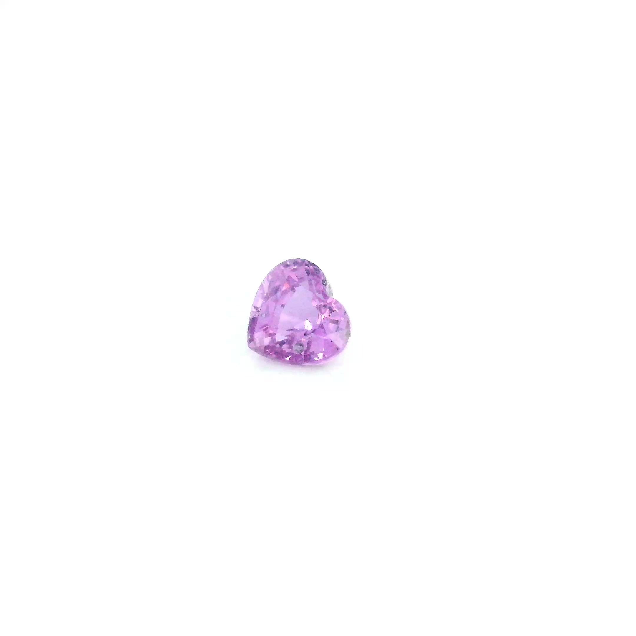 0.40 Carat Pink Heart Sapphire
