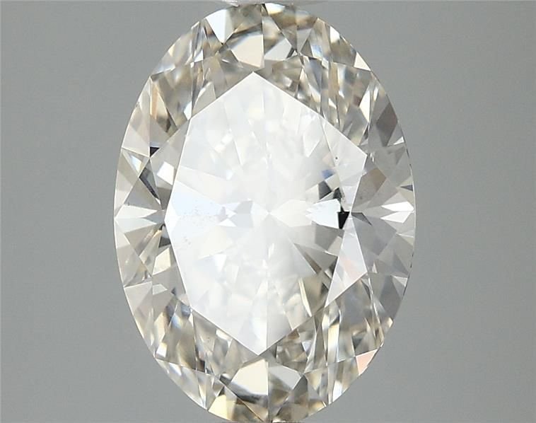 2.81ct H VS2 Rare Carat Ideal Cut Oval Lab Grown Diamond