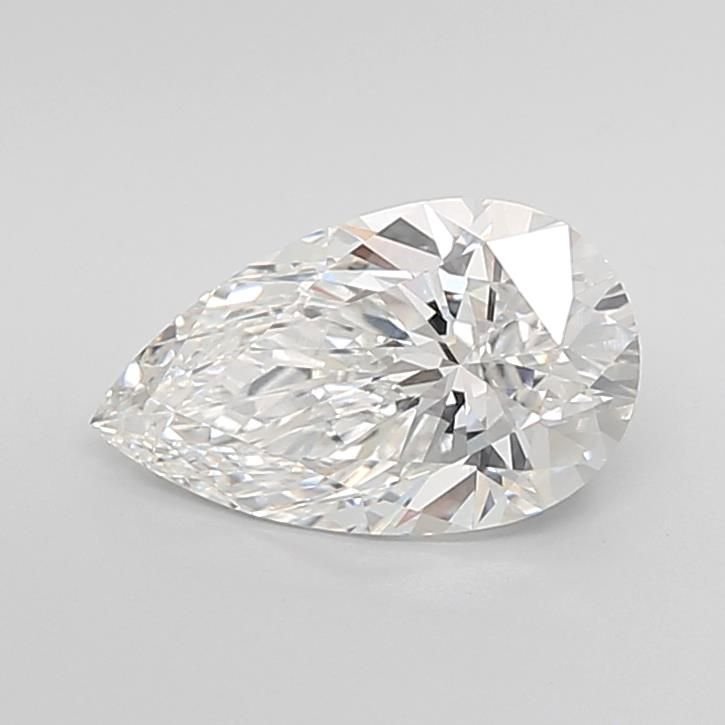 2.51ct E VVS2 Very Good Cut Pear Lab Grown Diamond