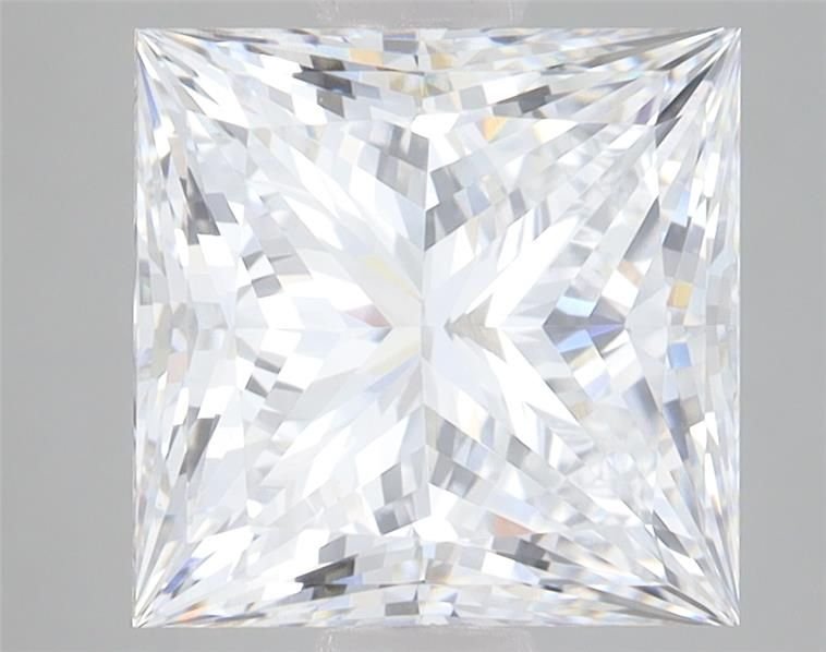 3.45ct D VS1 Rare Carat Ideal Cut Princess Lab Grown Diamond