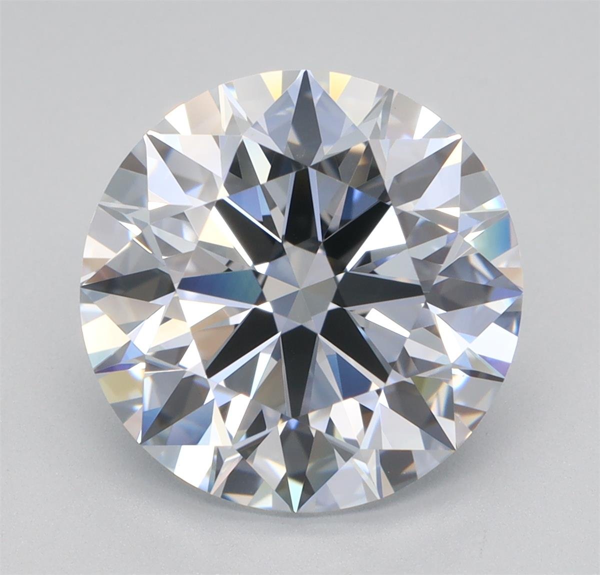 4.14ct F VVS2 Rare Carat Ideal Cut Round Lab Grown Diamond