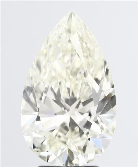 4.07ct J IF Rare Carat Ideal Cut Pear Diamond