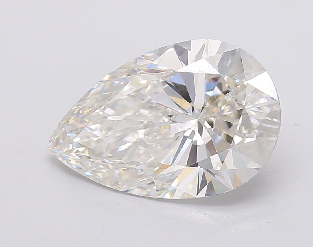 4.03ct G VVS2 Rare Carat Ideal Cut Pear Lab Grown Diamond