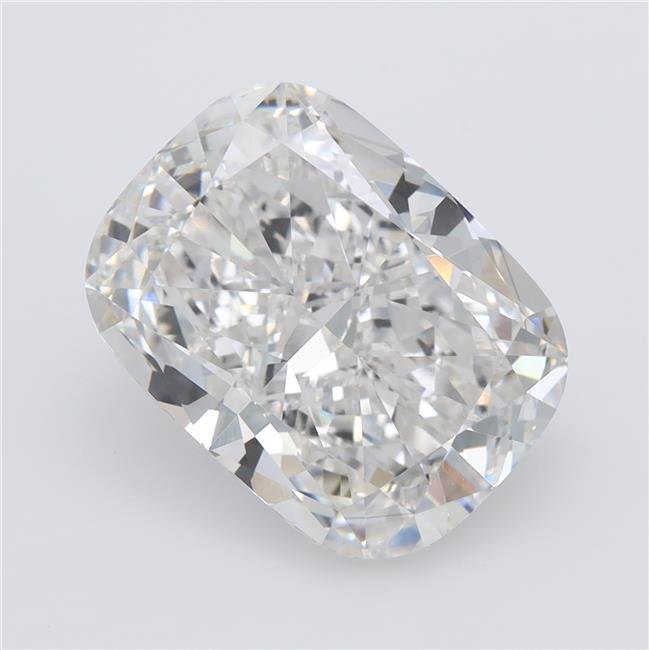 5.51ct F VVS2 Rare Carat Ideal Cut Cushion Lab Grown Diamond