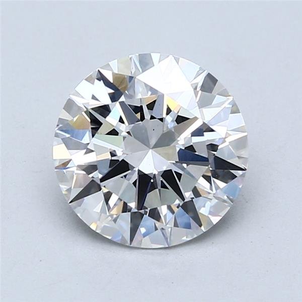 2.12ct D SI1 Rare Carat Ideal Cut Round Lab Grown Diamond