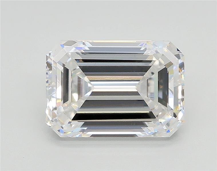 2.07ct E SI1 Rare Carat Ideal Cut Emerald Lab Grown Diamond