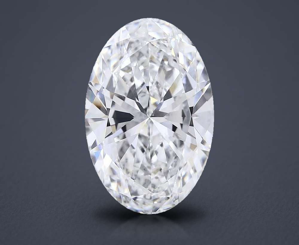 6.10 Carat Oval Lab Diamond