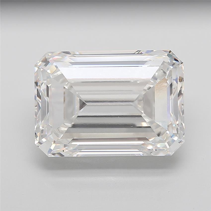 20.10ct F VS1 Rare Carat Ideal Cut Emerald Lab Grown Diamond