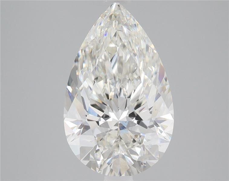 3.29ct G SI2 Rare Carat Ideal Cut Pear Lab Grown Diamond