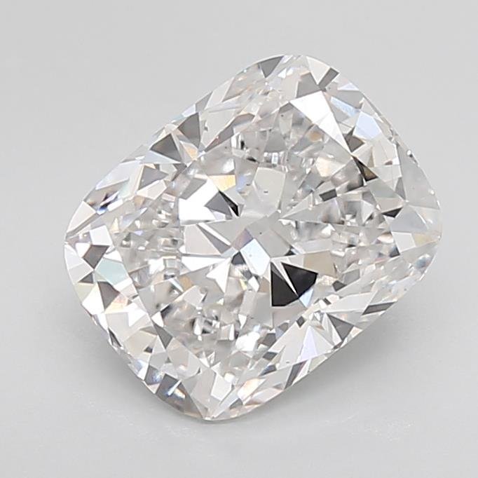 4.06ct F VS2 Rare Carat Ideal Cut Cushion Lab Grown Diamond