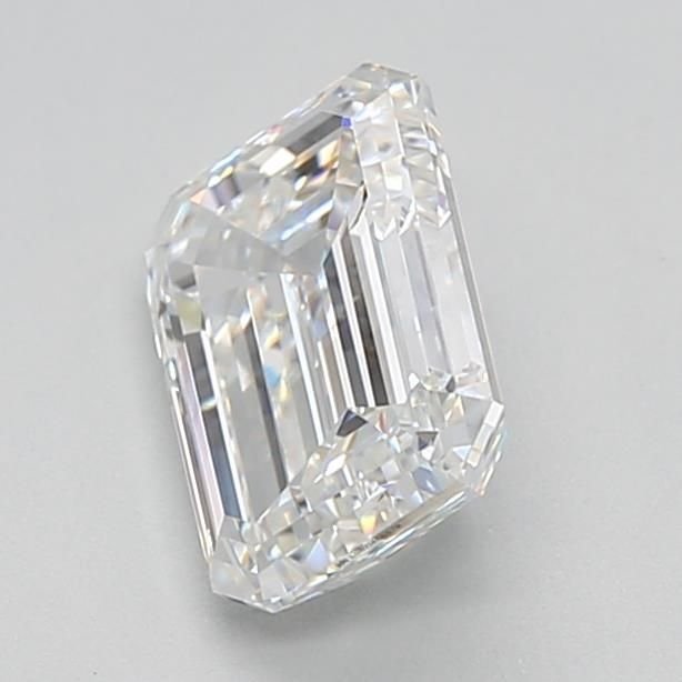 1.59ct E VVS2 Rare Carat Ideal Cut Emerald Lab Grown Diamond